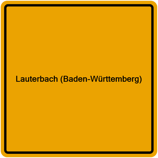 Einwohnermeldeamt24 Lauterbach (Baden-Württemberg)